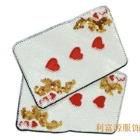 雙面多色亮片繡花、珠片繡、亮片繡、釘珠繡、珠片繡花廠、繡花廠